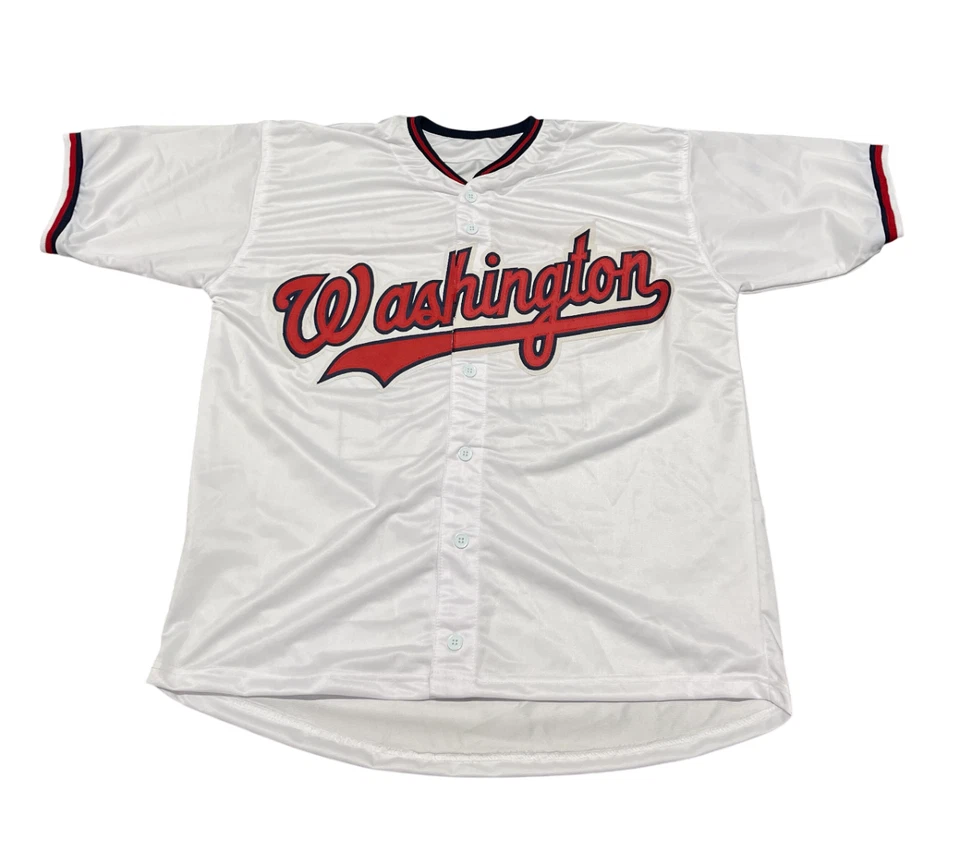 Camiseta personalizada firmada por Sean Doolittle en Washington con certificado de autenticidad WSC Beckett Bas 2019 Foto 3 de 3