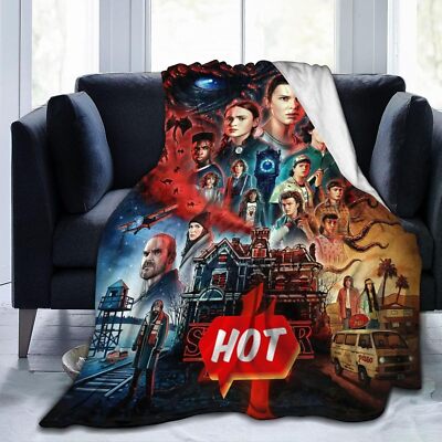 Stranger Things Bedding Duvet Cover Set with 2 Pillowcases Soft