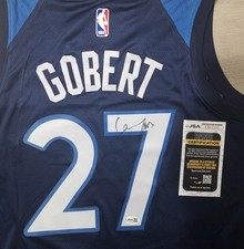 Rudy Gobert Signed Autographed Minnesota Timberwolves Jersey Jsa Coa