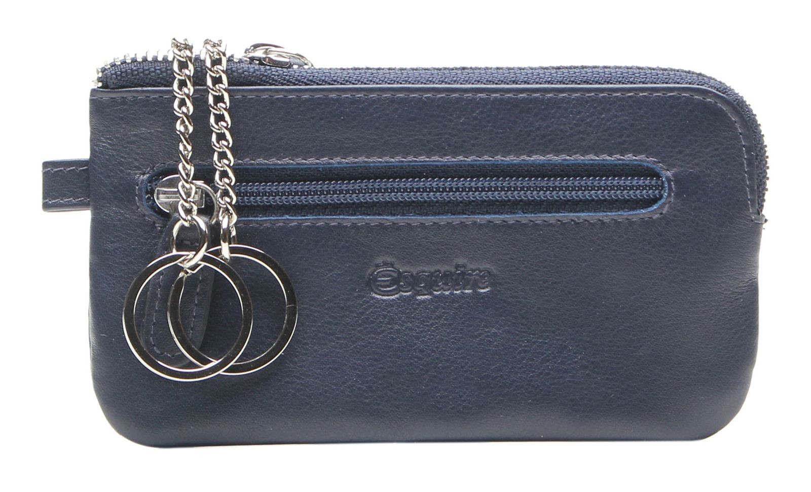 Esquire key case Viktoria Key Case with Zip Navy