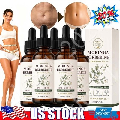 Moringa Berberine Essential Oil with Ginger Root, Jojoba, and Vitamin E 30ml