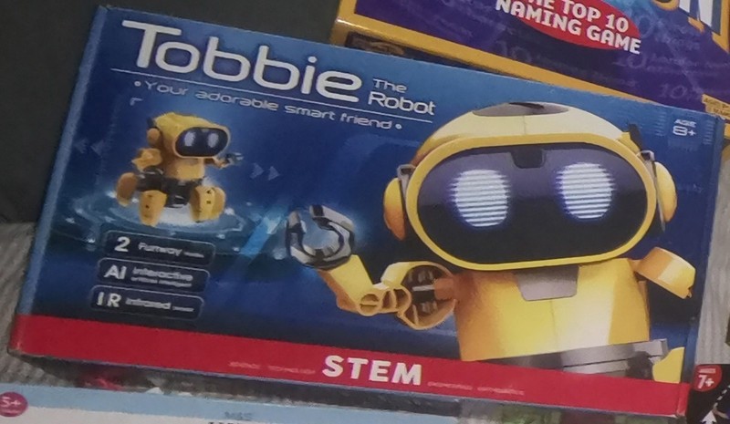 CONSTRUCT & CREATE Tobbie the Self-Guiding AI Robot Build Your Own DIY STEM Kit
