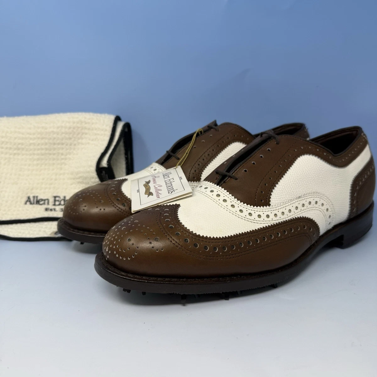 Allen Edmonds Honors Collection Medalist Men\'s sz 10.5 D Golf Shoes Leather Allen Edmonds Golf Shoes for Men with Upper Leather for sale  main image 3
