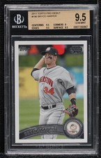 2011 Topps Pro Debut Bryce Harper #196 BGS 9.5 GEM MINT 1q7