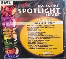 SC8692 3 OF A KIND  NEW IN PLASTIC   SOUND CHOICE  KARAOKE CDG LOT MAIL