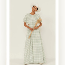 Show Me Your Mumu Women's Eloise Plaid Maxi Dress