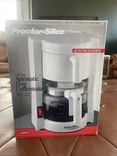 Proctor Silex 1-4  Cup Automatic Drip Coffeemaker A8004 Compact Space Design