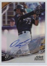 2016 Bowman Platinum Top Prospects Auto Orlando Arcia #TPA-OA Auto 5yd