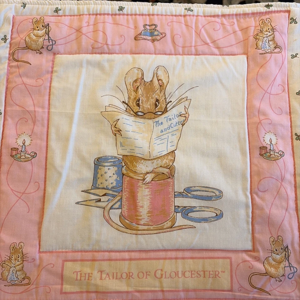 Manta Edredón Bebé De Colección Peter Rabbit Benjamin Bunny Beatrix Potter Foto 3 de 4