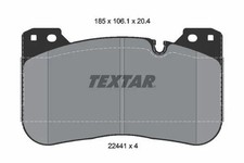 Bremsbelagsatz, Scheibenbremse 2244101 TEXTAR f�r BMW 5 8 Coupe 8 Cabriolet X5