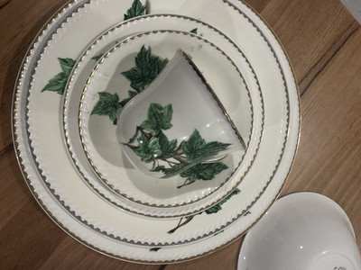 1953 Portland Pottery Cobridge Staffordshire Ivy Dinner Set | eBay