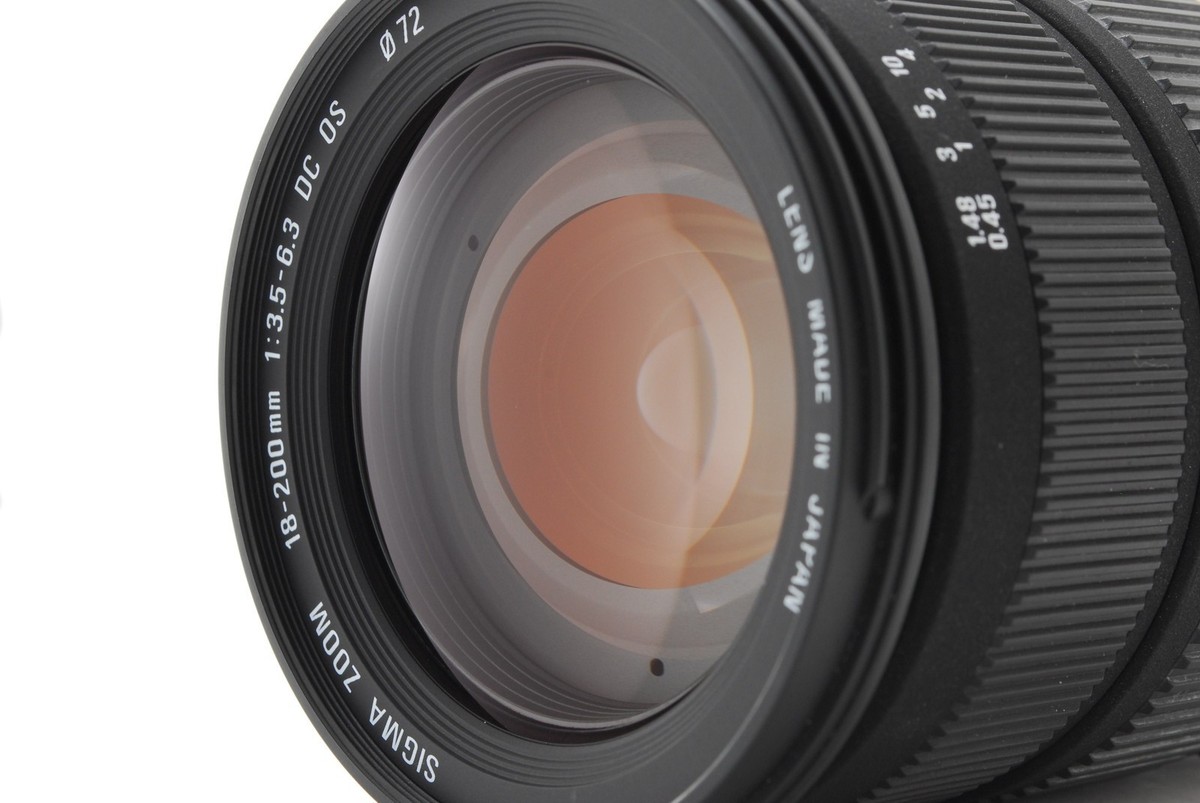 Top MINT] Sigma 18-200mm f/3.5-6.3 DC OS Zoom Lens for Canon From