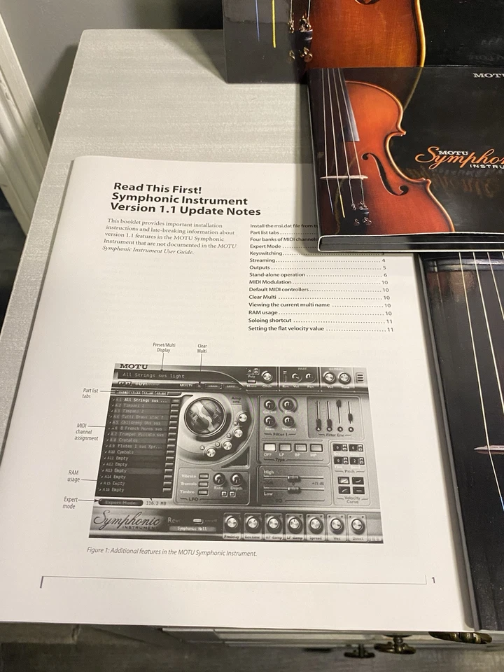 MOTU Symphonic Instrument Universal Orchestral Native / Plug In Version 1.1.3 - Image 2 of 4