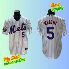 Men's New York Mets 5 David Wright Cool Base Stitched Jersey