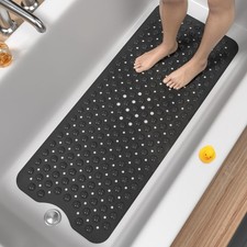 Bath Mat for Tub, Non Slip Bathtub Mat, 40 x 16 Inch Extra Long Bath Tub Mat,