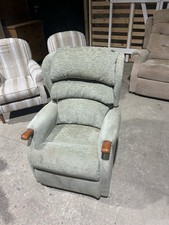 HSL Linton Dual Motor Riser Recliner Chair Wooden Knuckles Pos. Delivery