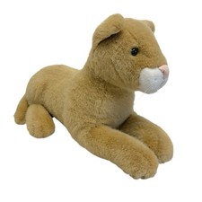 Vintage 1970s-80s Dakin Realistic Shera Lion Puma 15  Plush Toy Stuffed Animal