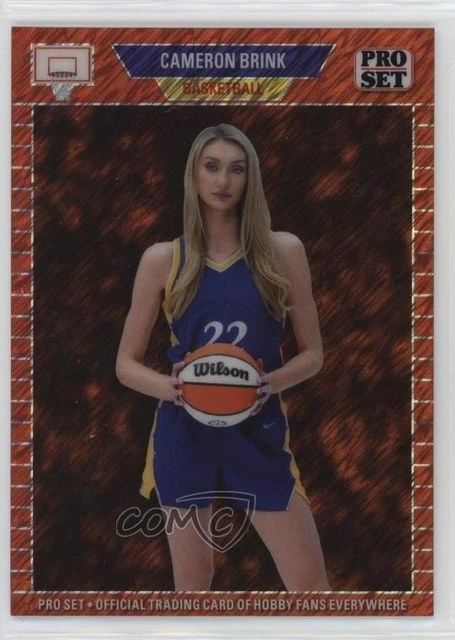 2024 Leaf Collective Promotional Orange Shimmer /299 Cameron Brink Rookie RC
