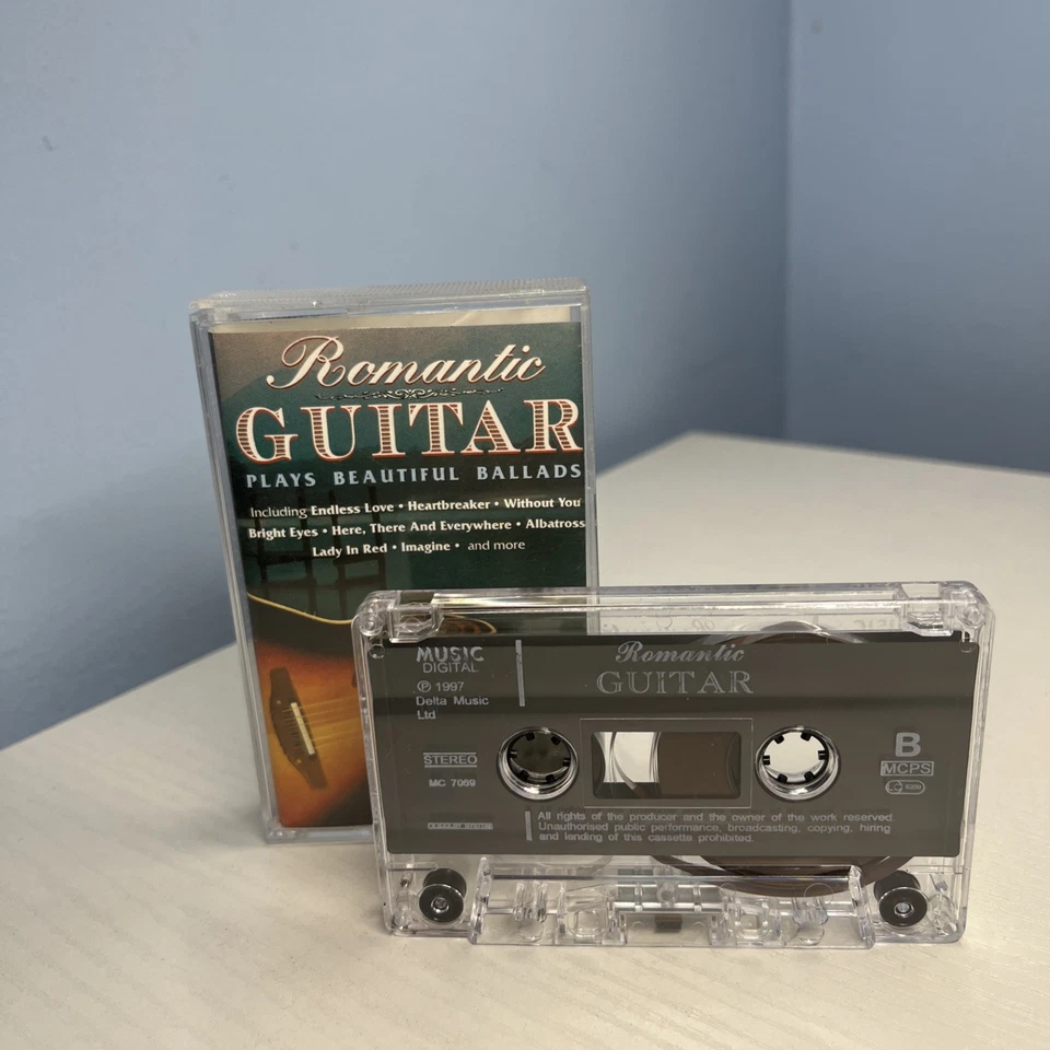 Romantic Guitar: Beautiful Ballads compilation Cassette Tape (Delta Music, 1997) - Image 2 of 3