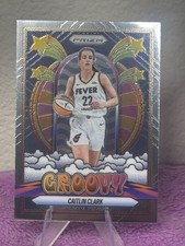 2025 Panini WNBA Prizm Caitlin Clark Groovy #10 Indiana Fever