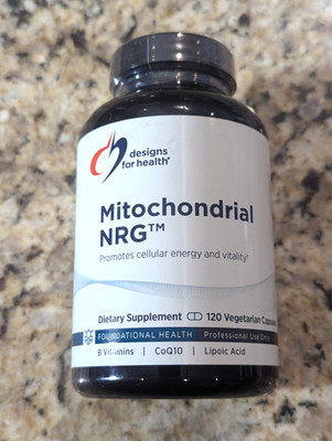 Designs for Health Mitochondrial NRG Cellular Energy 120 capsules exp: 06/2027