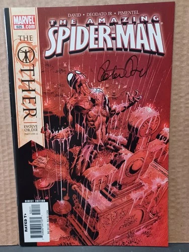 AMAZING SPIDER-MAN #525 VF/NM 2005 MARVEL COMICS - SIGNED BY PETER DAVID