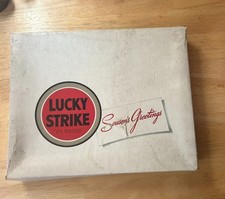 Scatola astuccio Lucky Strike - auguri di stagione - vintage anni '50