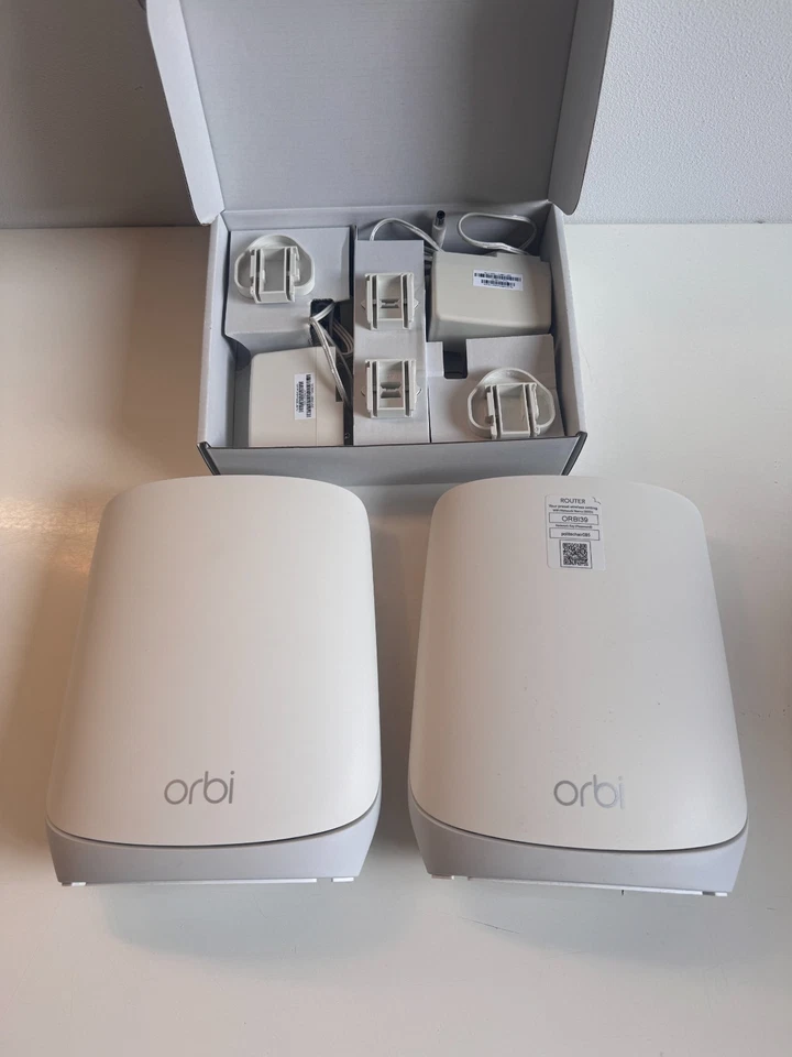Netgear Orbi Mesh RBK762 |Tri-Band | WLAN 6 | Router + Satellit | 350m2 Abdeckug - Bild 2 von 3
