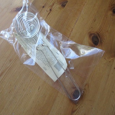 Pampered Chef Egg Separator #1187 Stainless Steel Whisks NEW in Package