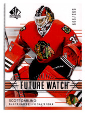 2014-15 Upper Deck SP Authentic Future Watch /999 Scott Darling #217 Chicago