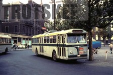 35mm Slide BELGIUM Liege Single Decker Trolleybus 539 c1969 Original Belgian