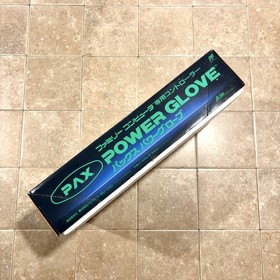 Official PAX Power Glove Nintendo Famicom NES Controller Japan Import CIB TESTED