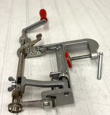 Pampered Chef Apple Peeler Corer Slicer Clamp On Hand Crank Made in Taiwan