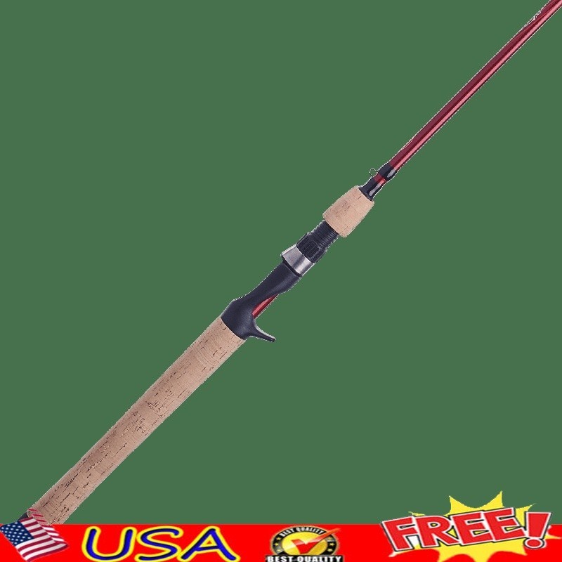 Cherrywood HD 7ft Casting Rod Fast Action Medium Heavy 10-20LB Lure 1/4-1oz New