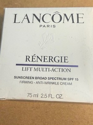 LANCOME Renergie Lift Multi Action SPF 15 Firming Anti Wrinkle Cream NIB Exp3/28
