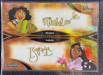 Mirabel/Isabela 2025 Kakawow Phantom Disney Signature Dual Auto