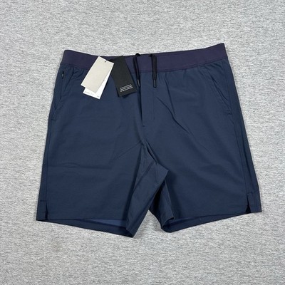 Public Rec Shorts Mens 38 Blue Flex Athletic Sports Fitness Beach Gym NEW