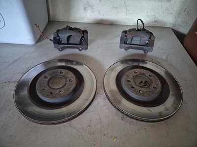 Set Freins Arrière - Pinces + Disques Auto-Aérés Pour Audi A6 C7 3.0 Tdi V6 - Photo 1/4