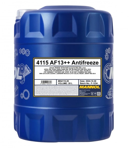 Mannol 4115 AF13++ Antifreeze KüHlerfrostschutz 20L Kanister-image