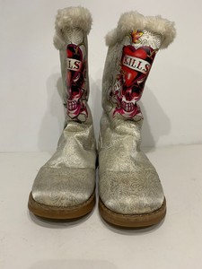 ladies fur lined boots size 5