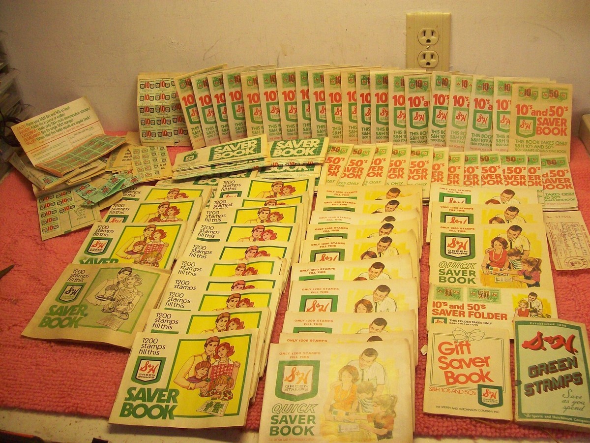 Huge Lot 85000+ Vintage S&H Green Stamps Collection 70 Filled  display picture 1
