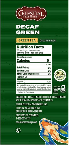 Celestial Seasonings entkoffeinierter Grüntee (2er Pack) - Bild 2 von 3
