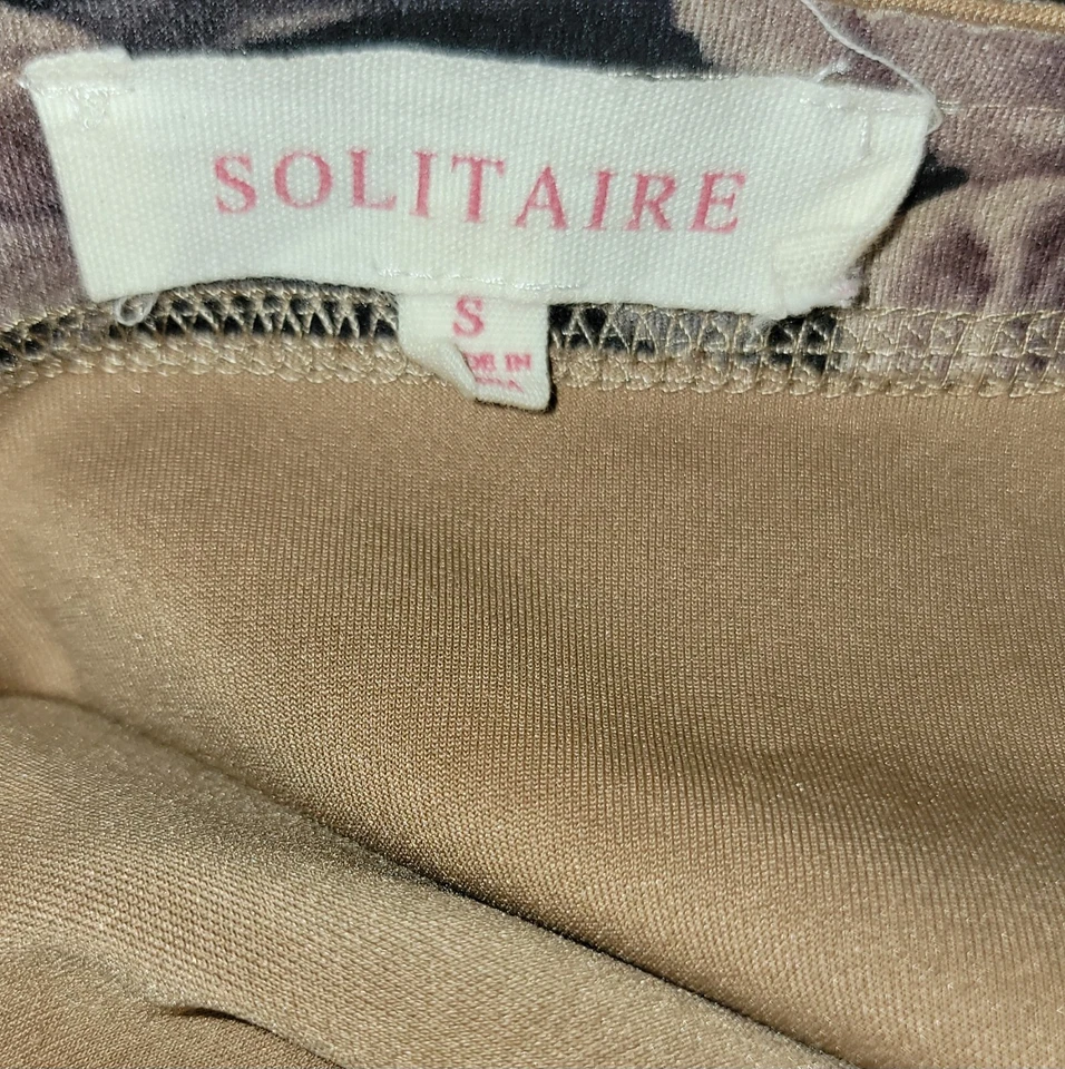 Abrigo cárdigan Anthropologie Solitaire talla S negro floral Lagenlook con paquetes Foto 4 de 4