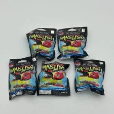 🏈 Lot of 5 Mad Lids NFL Football Series 2 Blind Packs SEALED  🏈