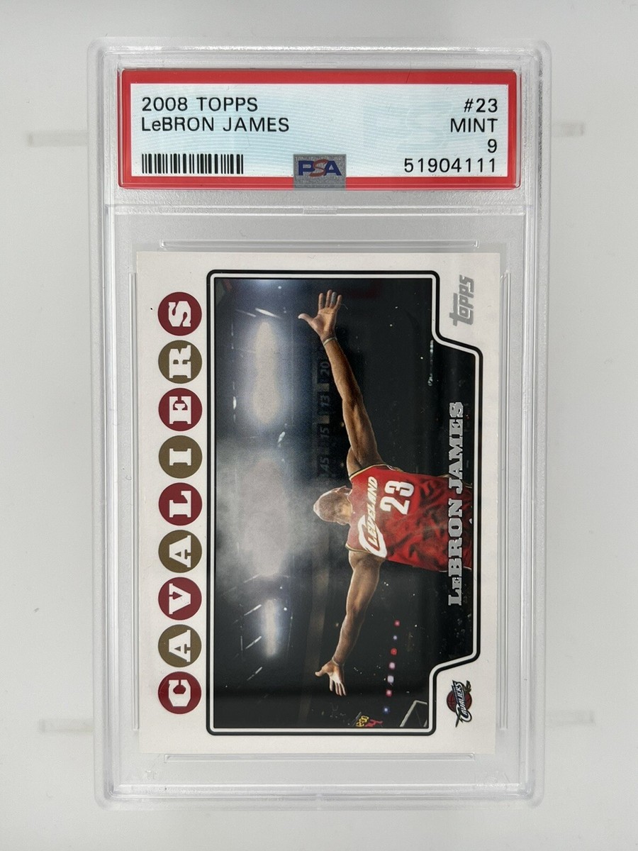 2008 Topps LeBron James #23 PSA Mint 9 | eBay