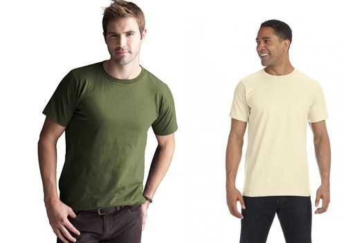 Organic Cotton T Shirt Natural Raw or 