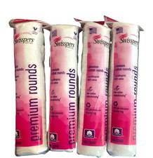 Swisspers premium cotton Rounds Hypoallergenic 100 cotton PK4 400 count