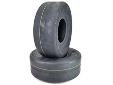 (2) OTR 15x6.00-6 Smooth Tires 8 Ply for Lawn Garden Tractor and Zero Turn