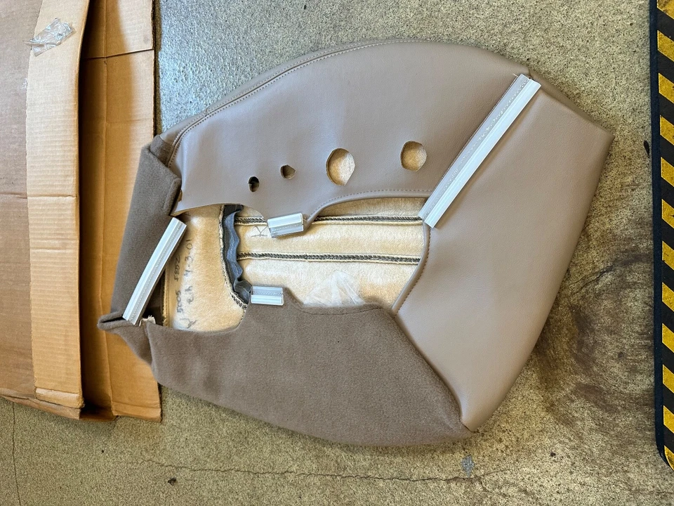 01 Ford Expedition Eddie Bauer XLT RH Cojín inferior Cuero Cubierta de asiento Tostado Foto 2 de 4