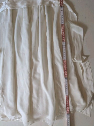 Standesamt Brautkleid S 38 100% Seide Séraphine Umstand creme weiß Spitze - Bild 12 von 12